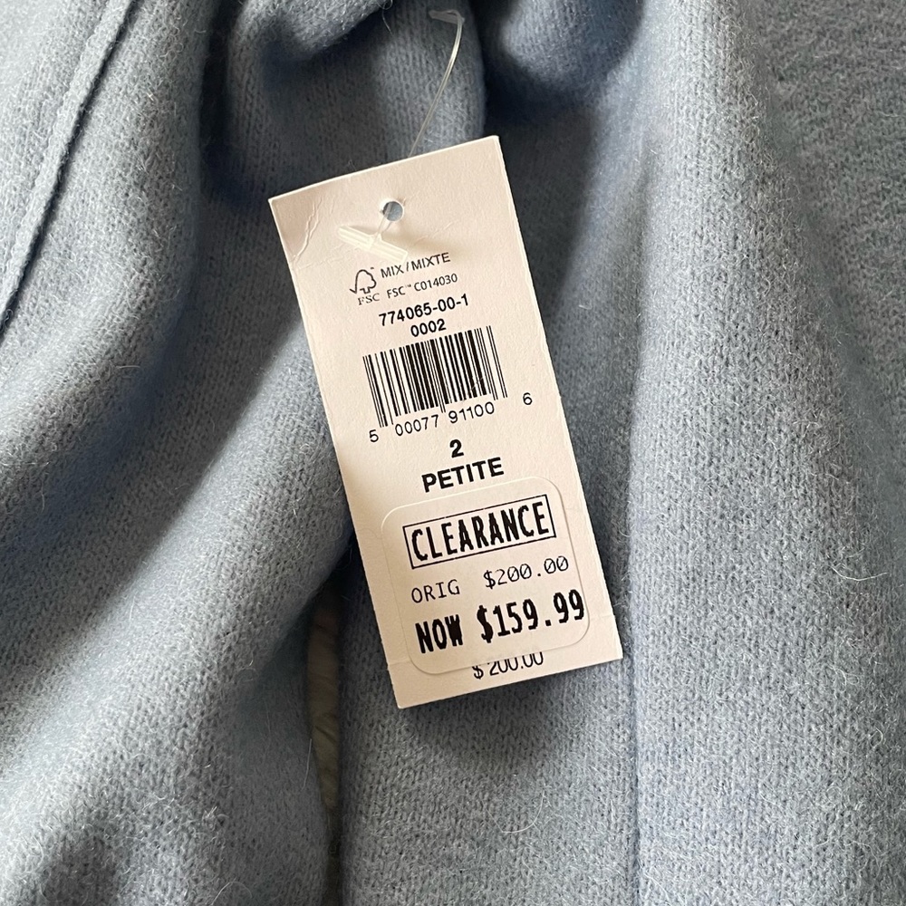 Banana Republic Light Blue Women’s Blazer - Picture 4 of 5